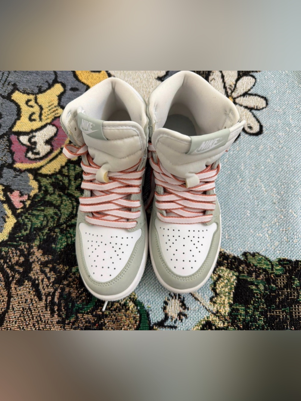 Nike Air Jordan 1 Retro High OG Seafoam GS 2Y 210mm